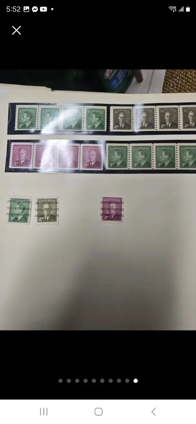 Vintage Canadian Postage Stamp Album image indicator(10)