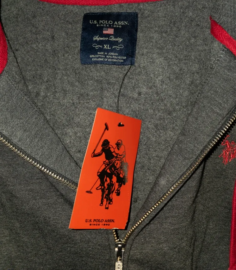 Women's U.S. Polo Assn. Gray Hoodie - XL - New with Tags! image indicator(2)