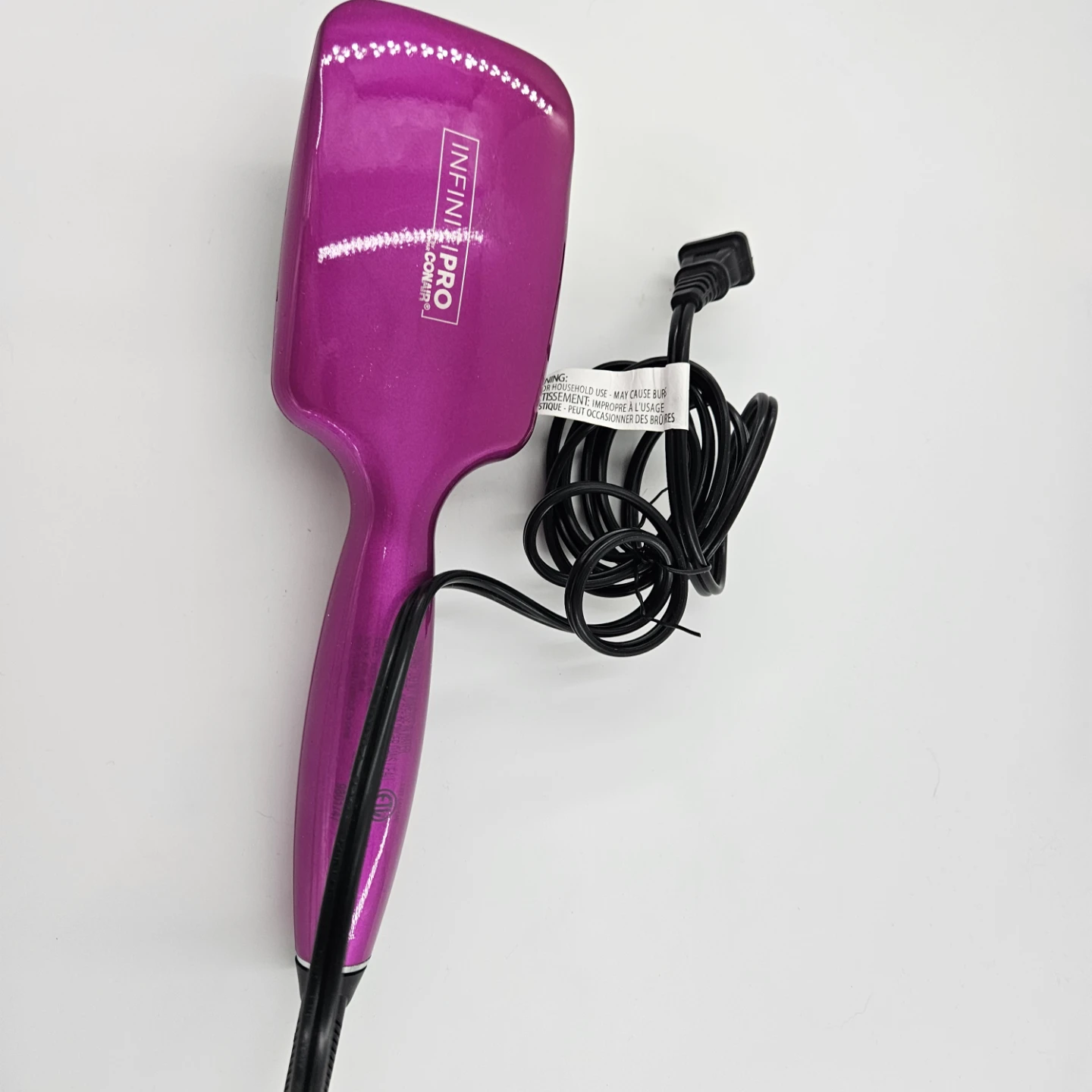 INFINITIPRO by Conair Diamond-Infused Smoothing Paddle Hot Brush