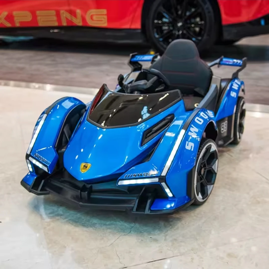 Blue Kids Ride-On Car