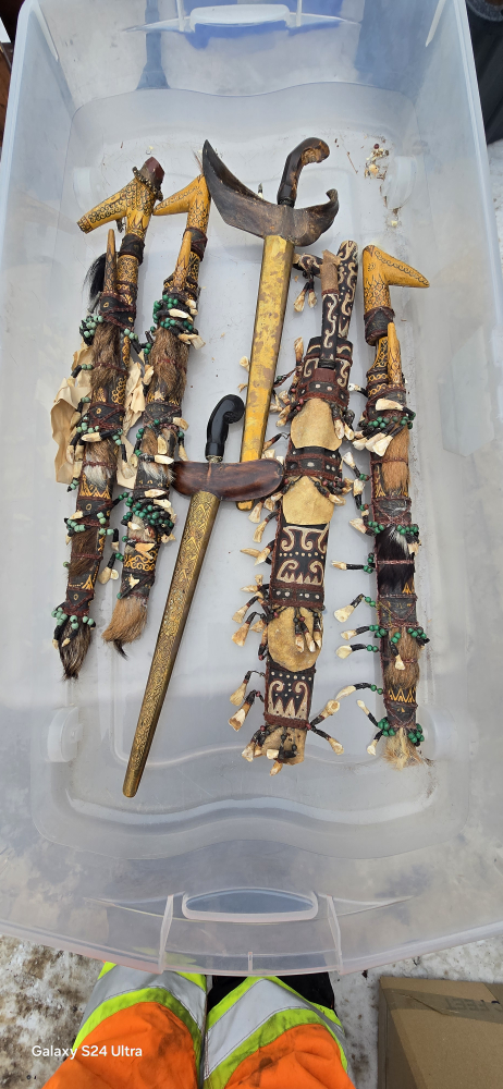 AUTHENTIC TRIBAL  COLLECTION – KERIS, MANDAU & CEREMONIAL AXE