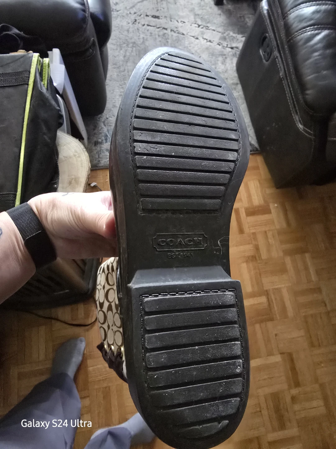 Coach Rain Boots Size 8 - photo 4