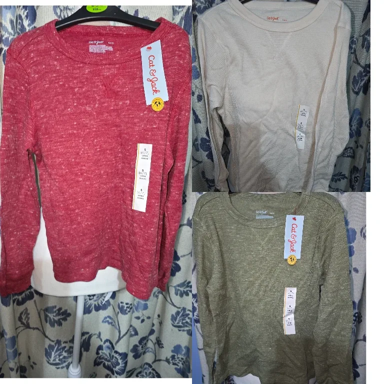 Boys Cat & Jack Long Sleeve Shirts - Size S