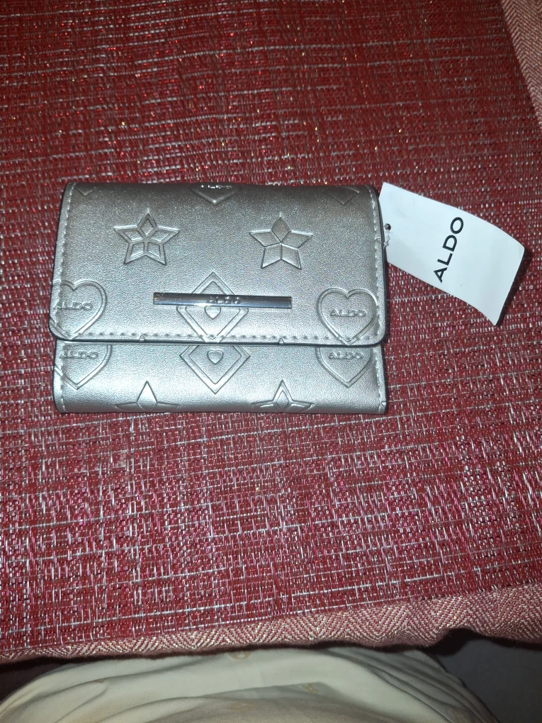 ALDO Silver Wallet