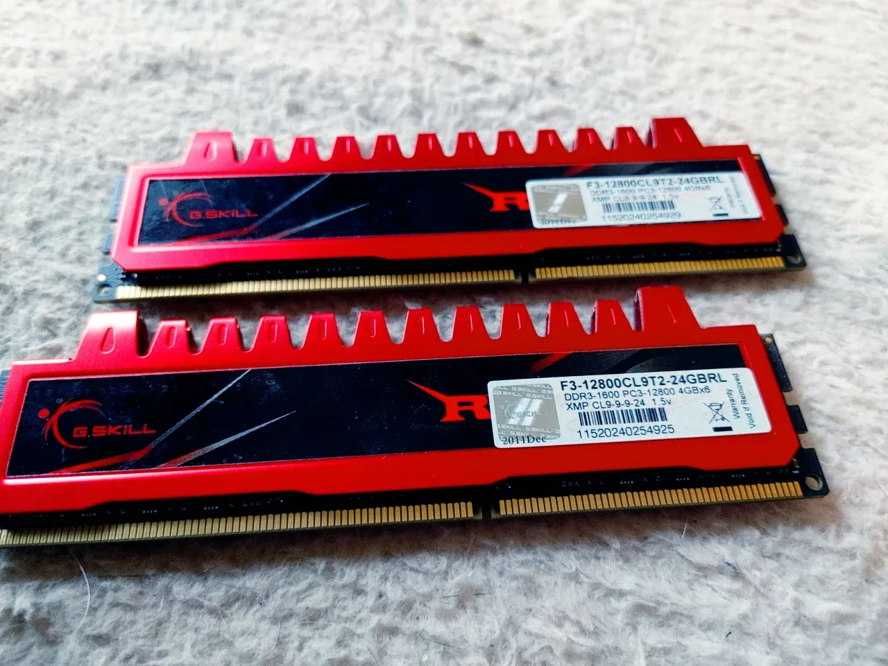 G.Skill Ripjaws DDR3 1600 24GB (4x6GB) RAM image indicator(3)