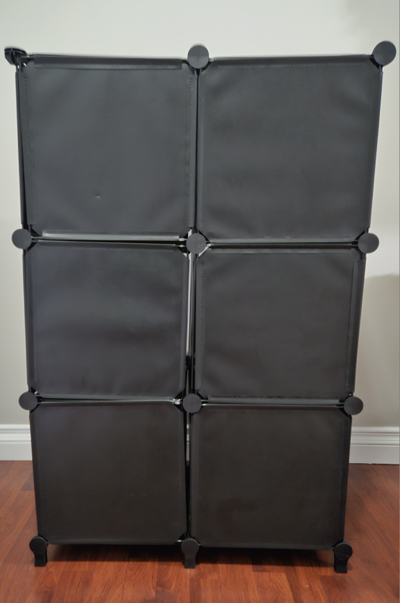 Cube Storage Shelf with fabric bins - photo 2