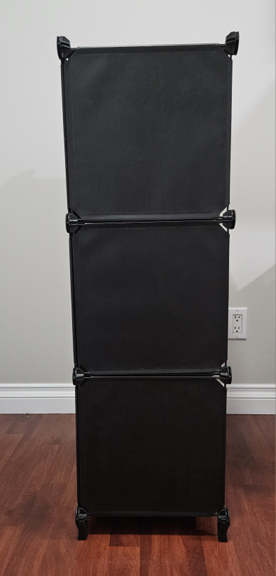 Cube Storage Shelf with fabric bins - photo 3