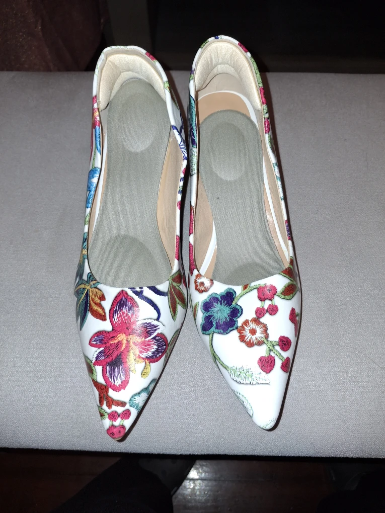 Floral Heels - Size 9 - photo 2