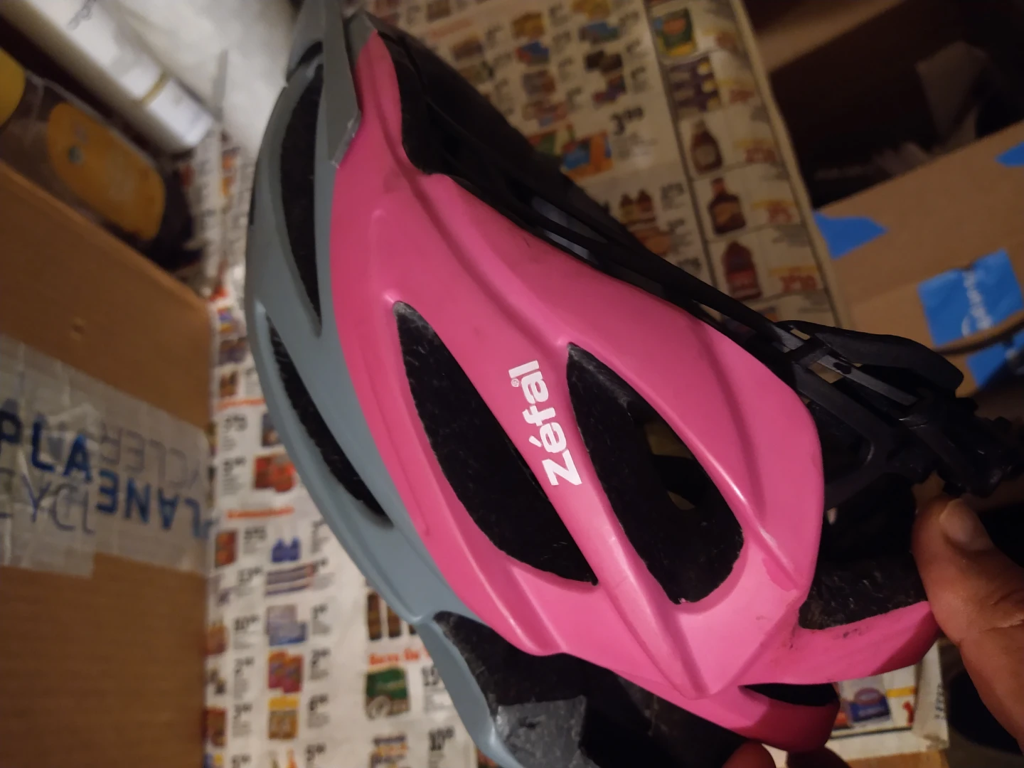 Zéfal 5032 Bike Helmet - Pink/Gray, Size L - photo 4