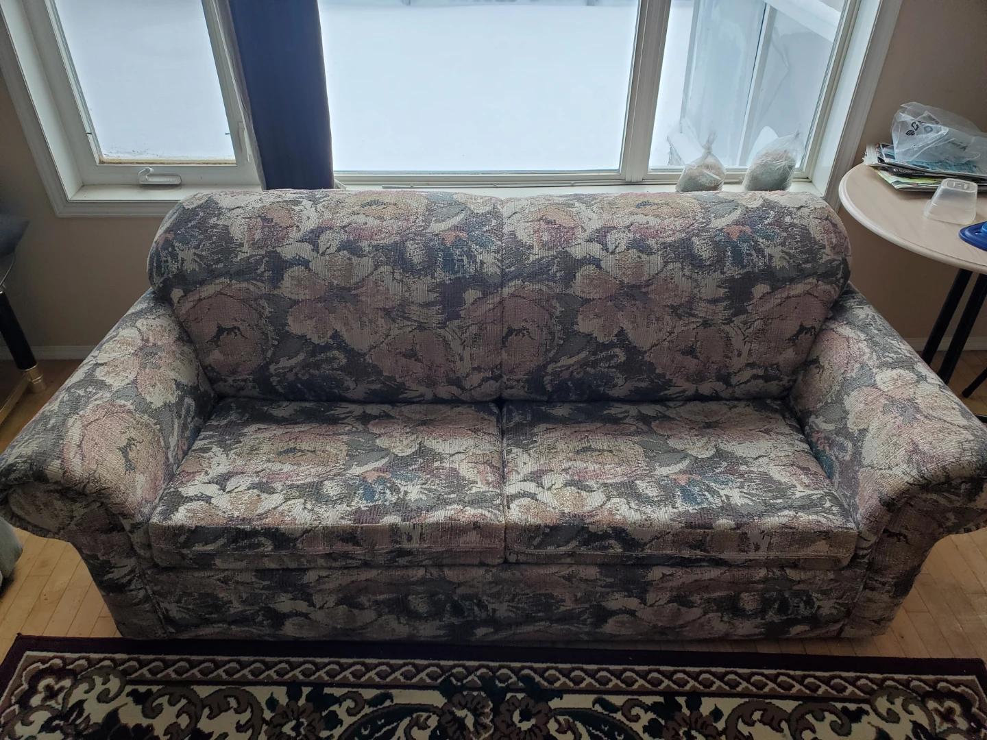 Floral Pattern Sofa Bed - photo 2