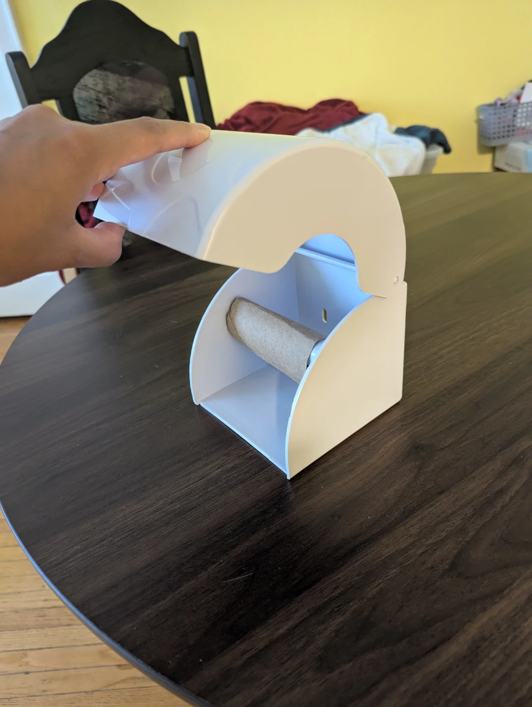Covered Toilet Paper Holder