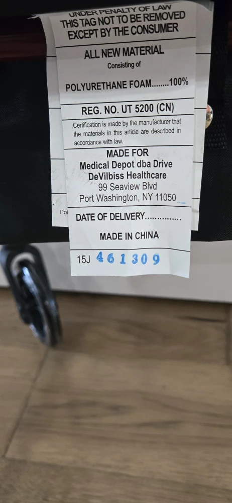 Drive RTL10261RD Adjustable Height Rollator - photo 3