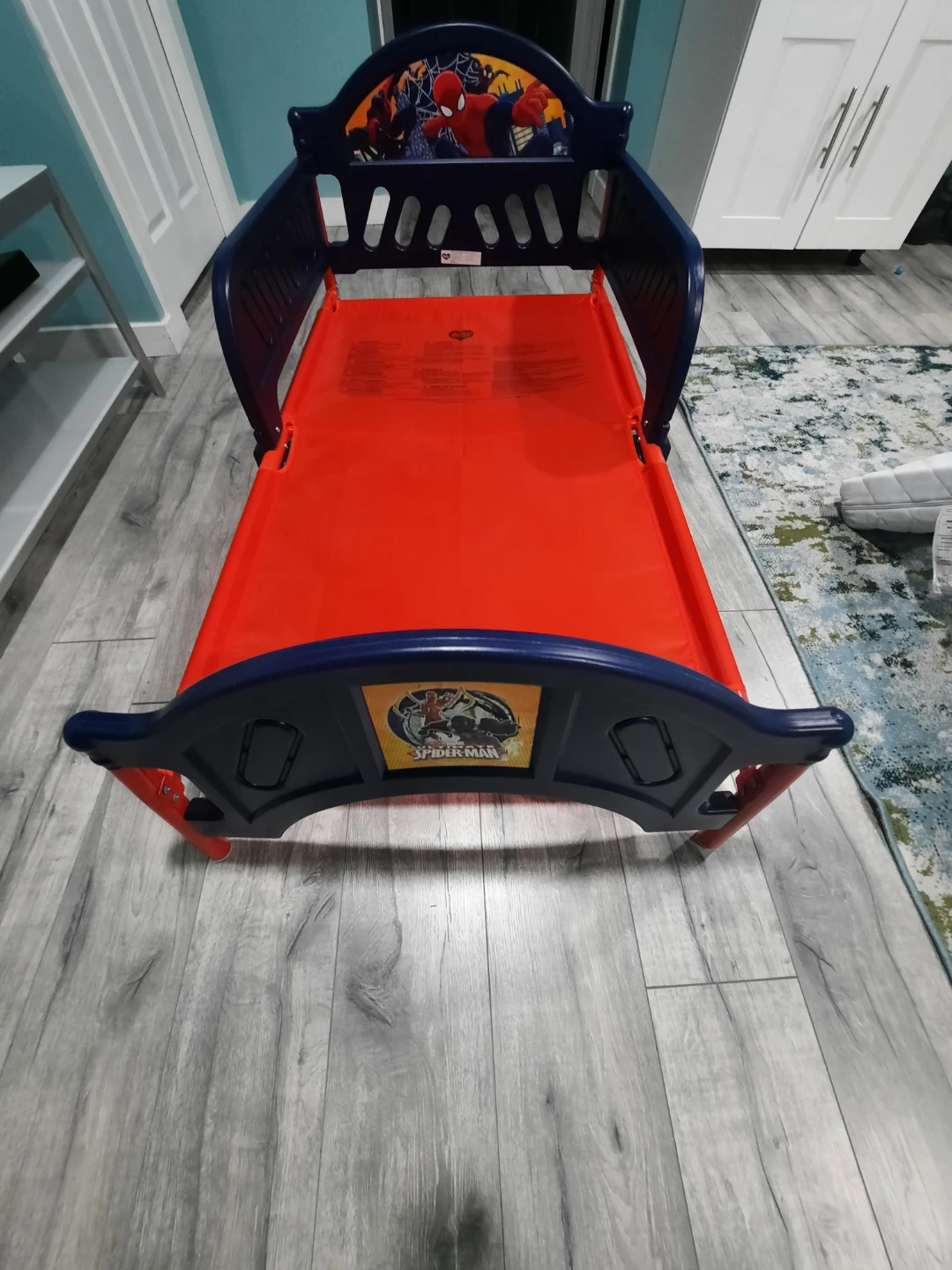 Spider-Man Toddler Bed - Red & Blue