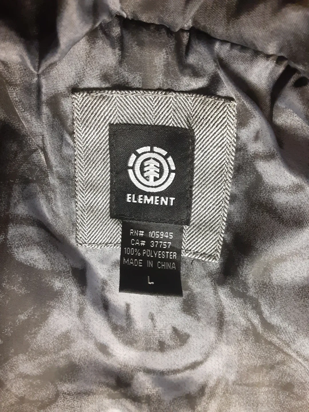 Element - Grey Hooded Button Up Winter Jacket | L/G image indicator(9)