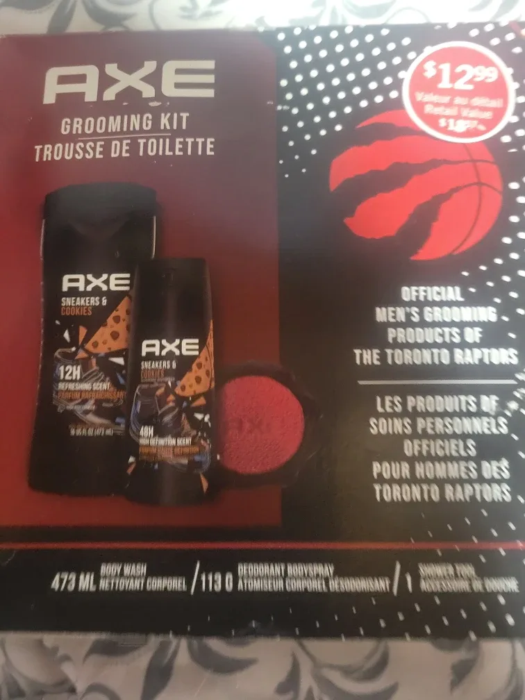 New AXE Sneakers & Cookies Grooming Kit