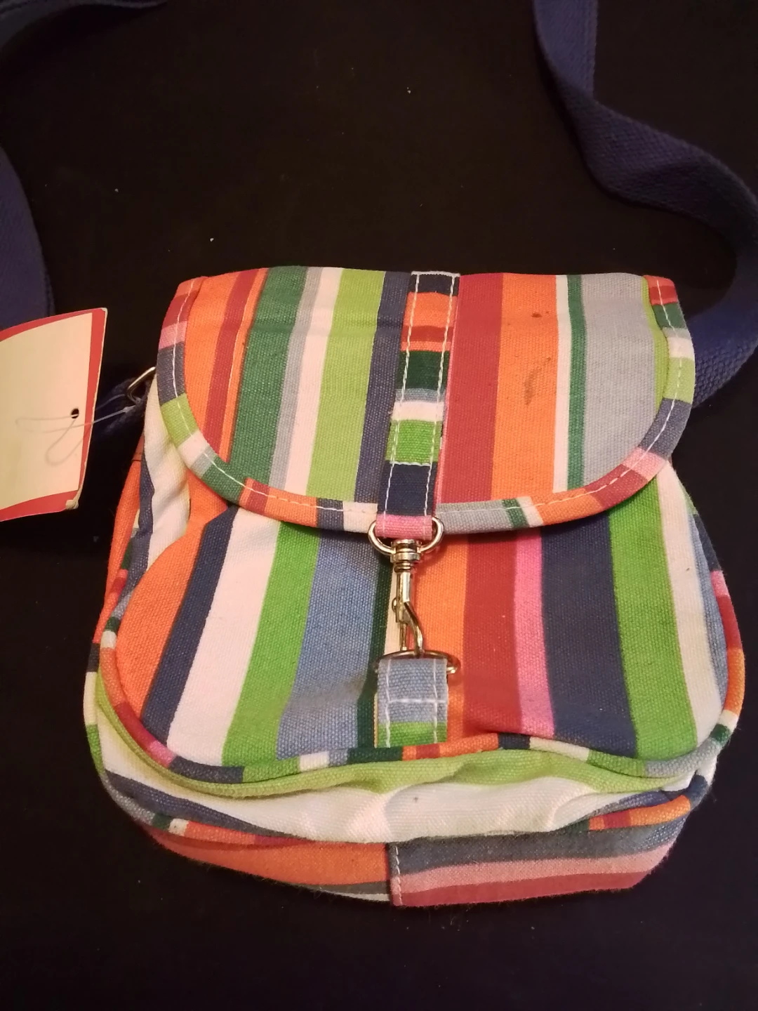 Vintage Gitano Mini Canvas Sling Bag 9x7" with tag