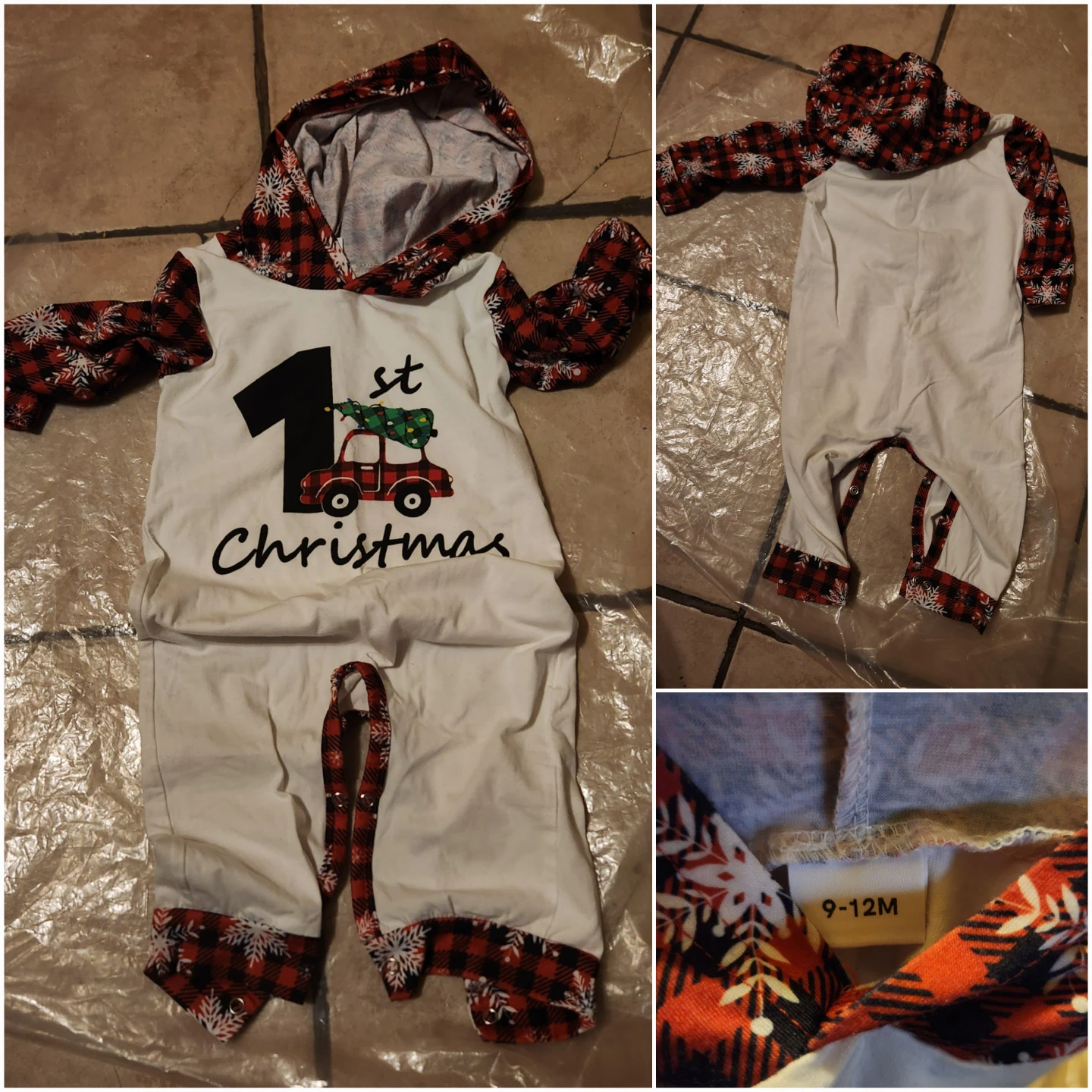 1st Christmas Outfit - 9-12M