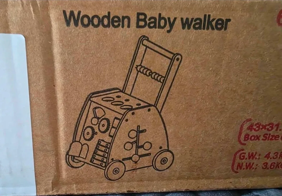 Wooden Baby Walker Activity Center - New in Box!