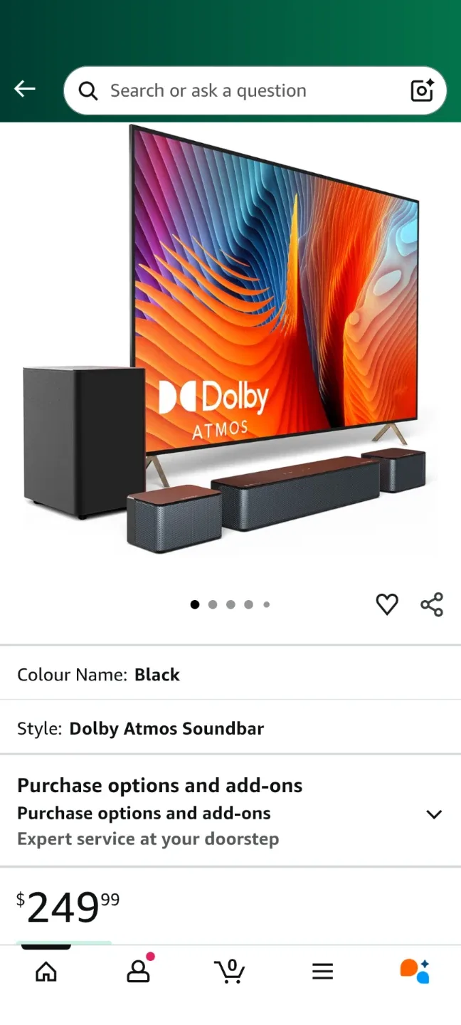 Aurzen Google TV Projector and sound system image indicator(2)