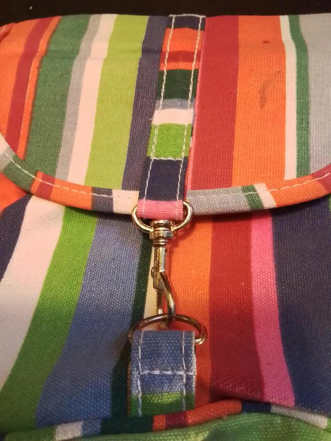 Vintage Gitano Mini Canvas Sling Bag 9x7" with tag - photo 2