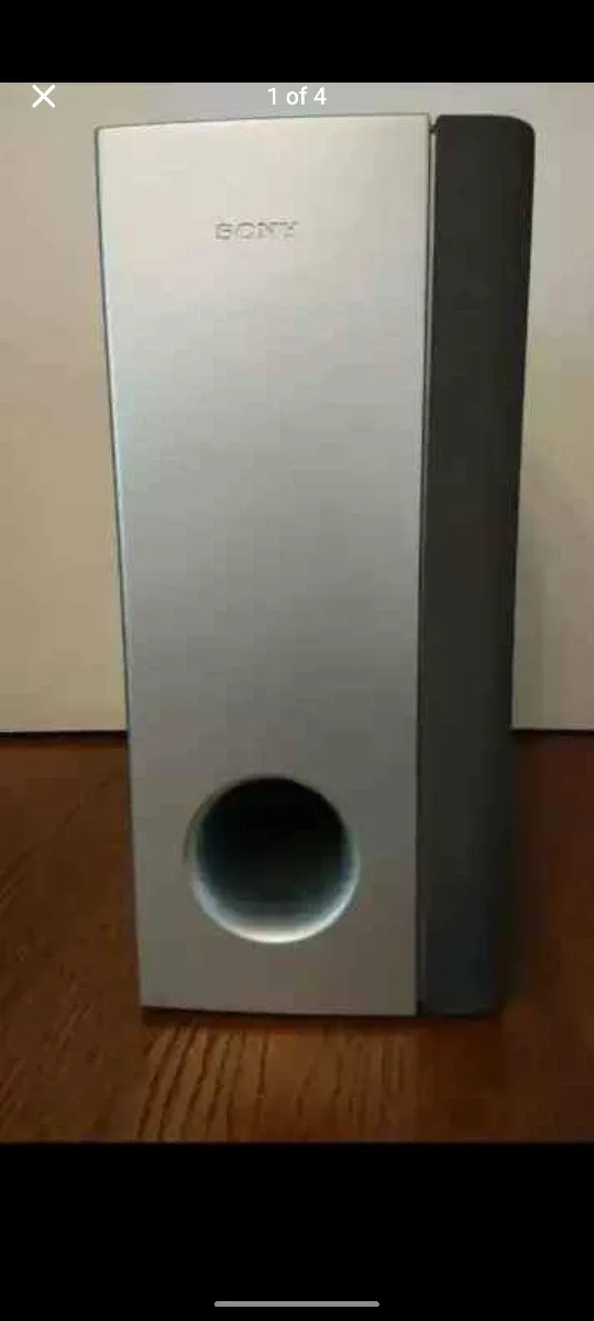 #cleanout Sony Active Subwoofer