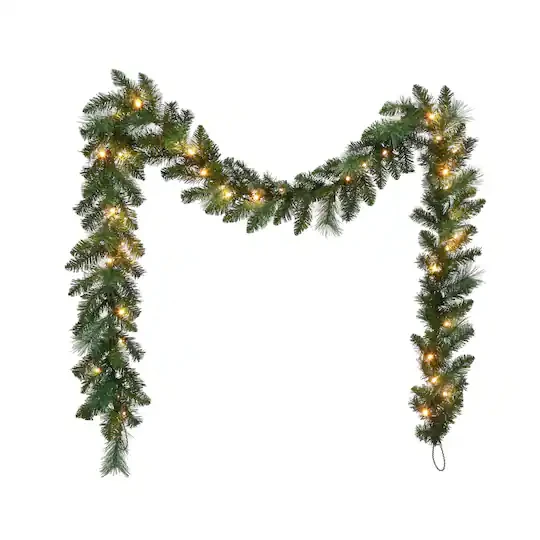 Christmas Garland with Lights