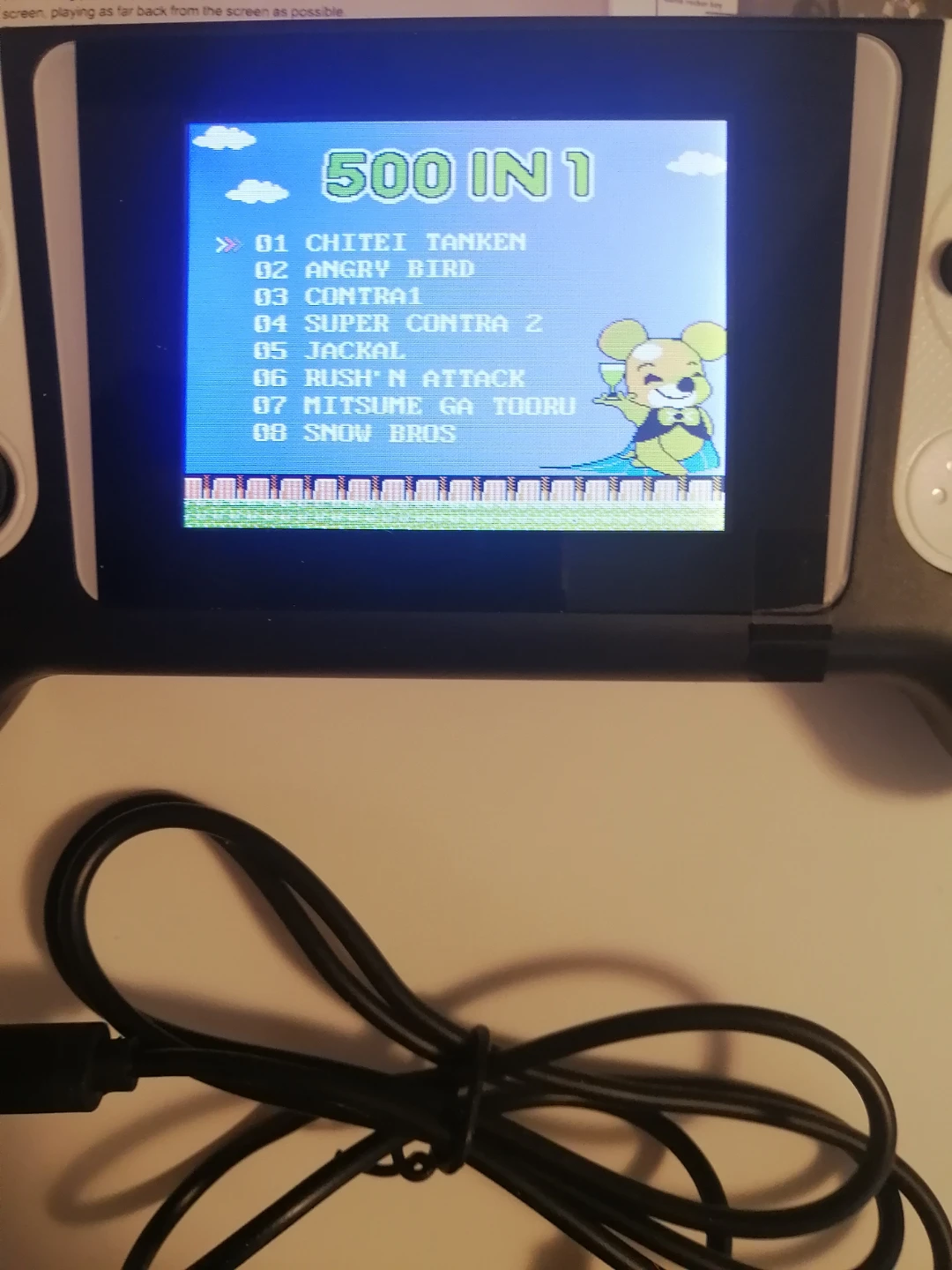 Game Joystick Remote Sensing Console, 500 in 1 - photo 5