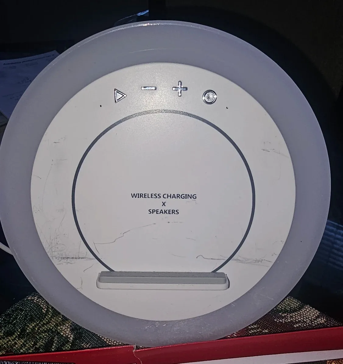 Wireless Charging Speaker with Led lighting