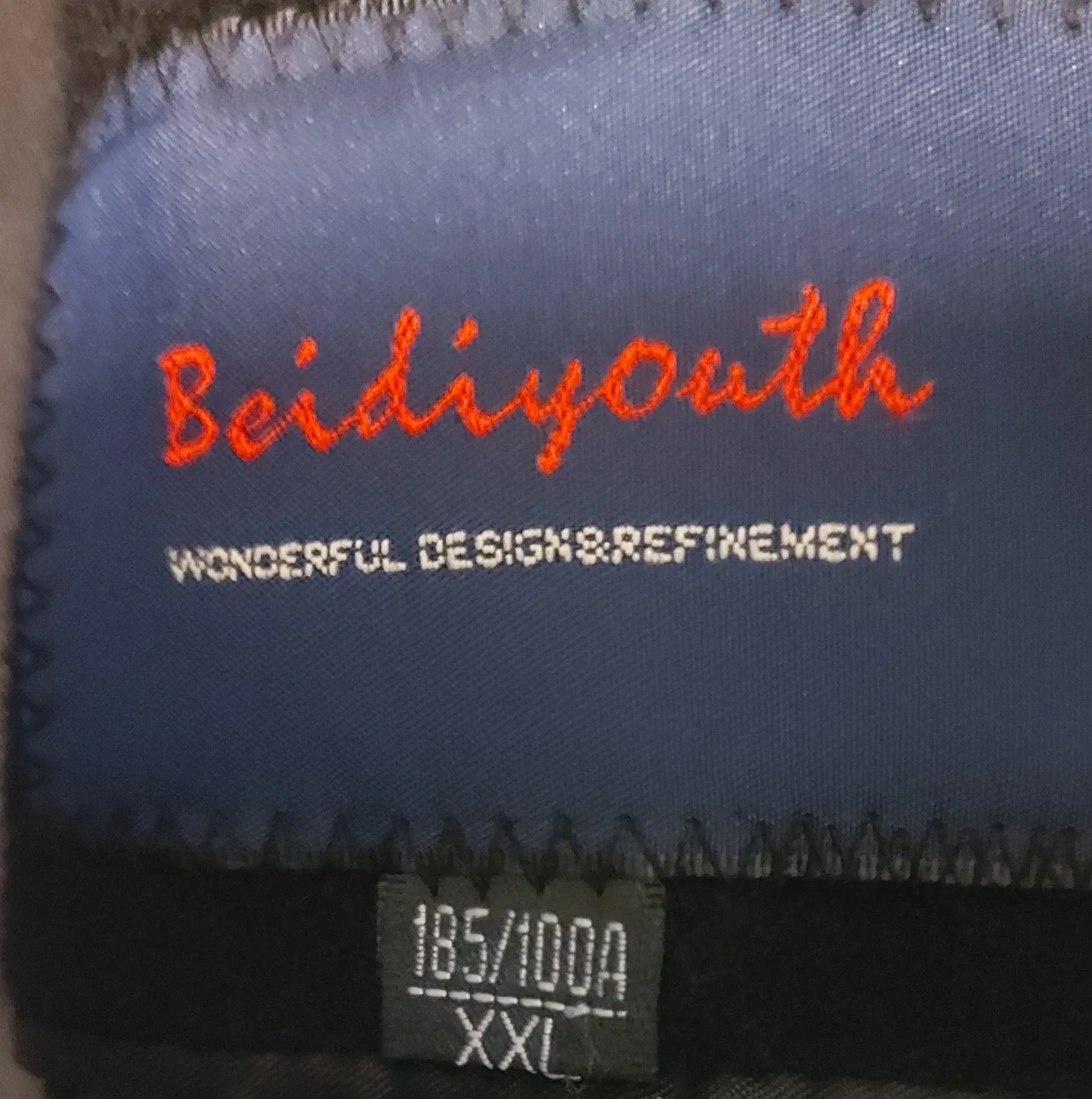 Beidiyouth XXL Black Overcoat image indicator(2)