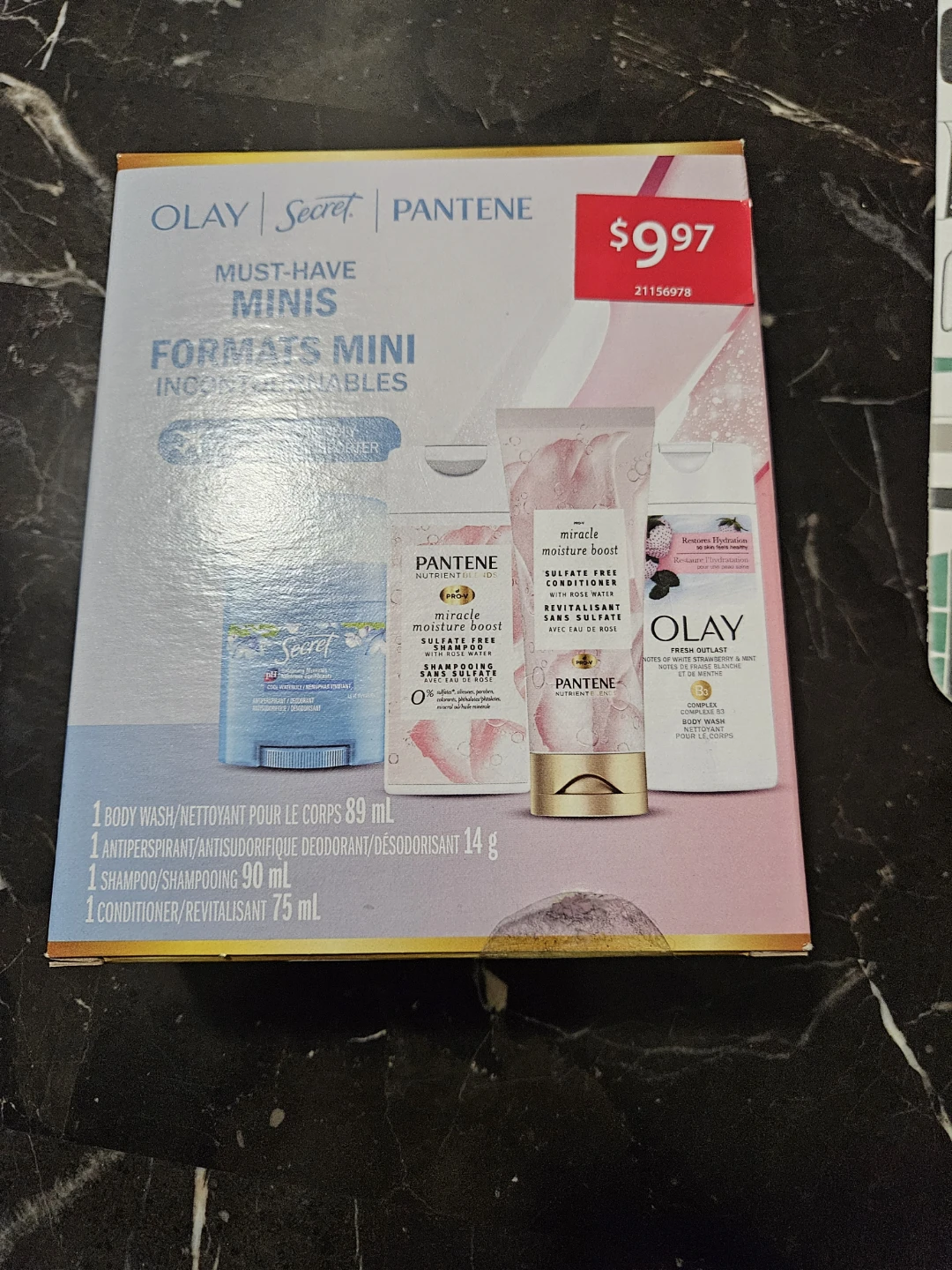 Olay, Secret, Pantene Must-Have Minis Gift Set