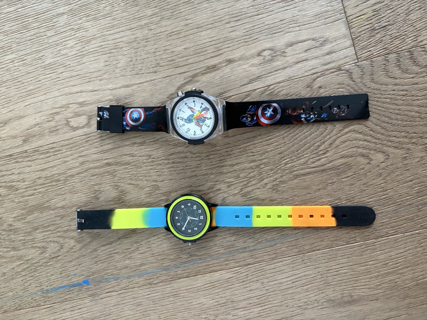 Kids Captain America & Rainbow Watches
