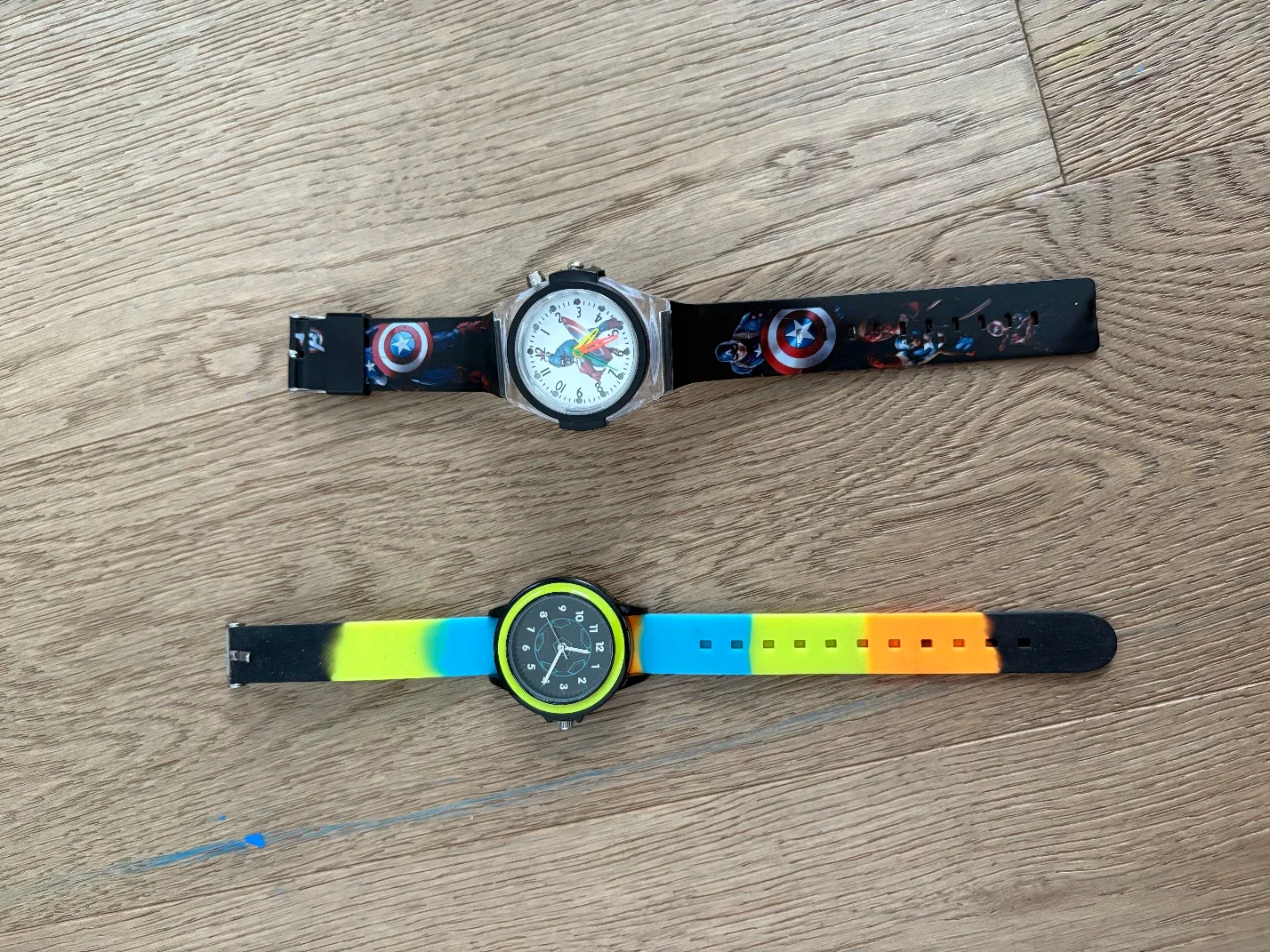 Kids Captain America & Rainbow Watches