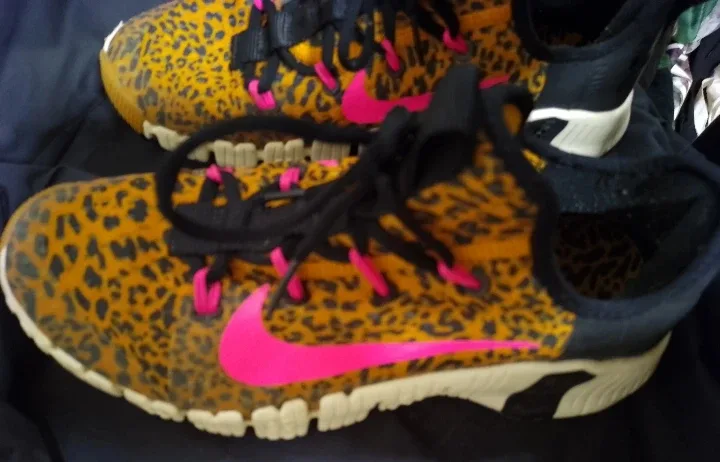 Nike Free Women's Metcon 3 "cheetah print", Size 8