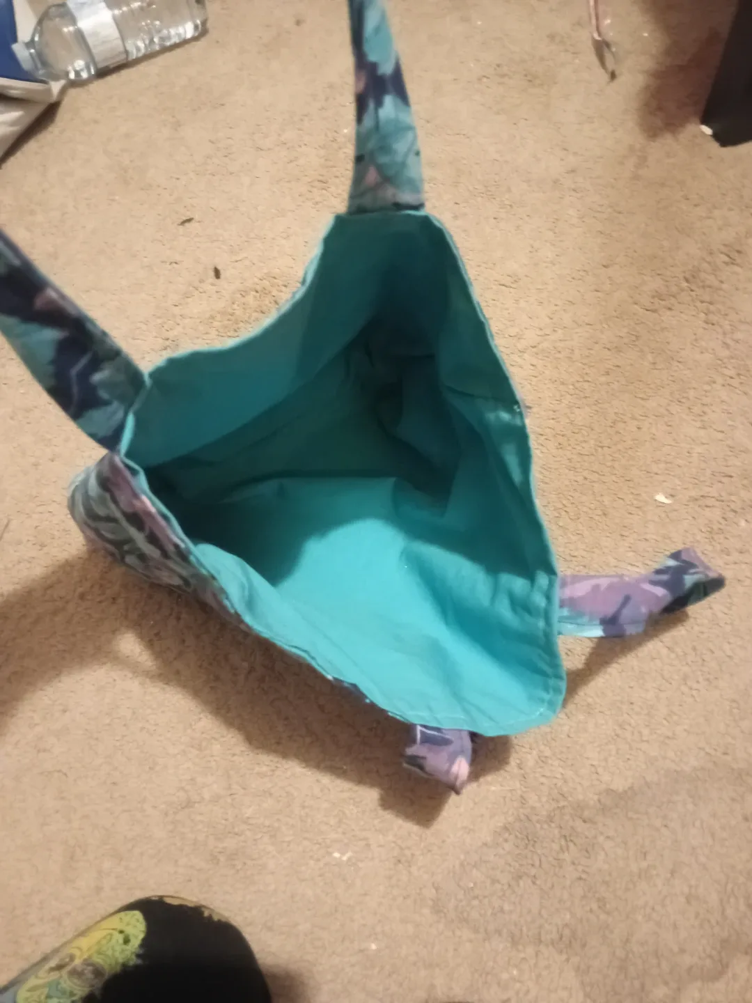 Handmade Leaf Print Tote Bag image indicator(2)