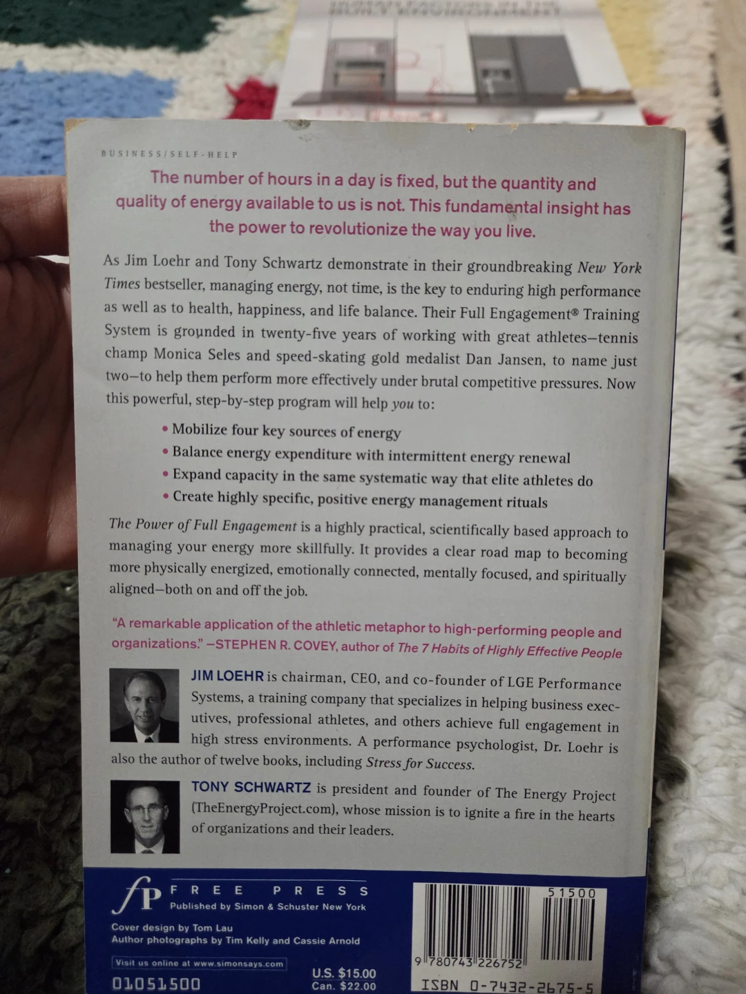 The Power of Full Engagement Book - photo 3
