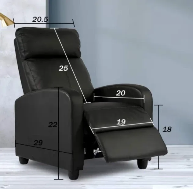 Black Massage Recliner Chair image indicator(3)
