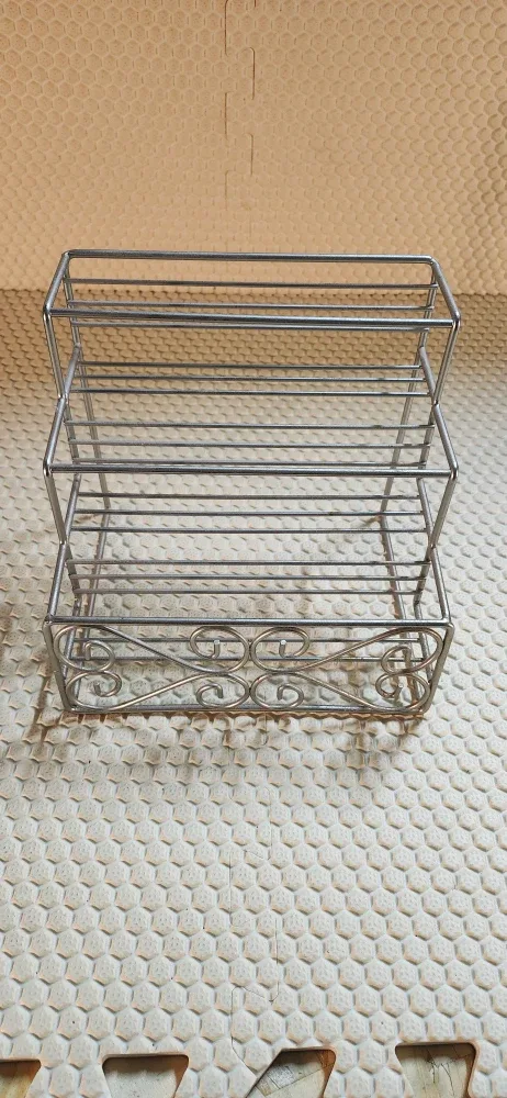 Silver Metal Spice Rack Organizer image indicator(2)