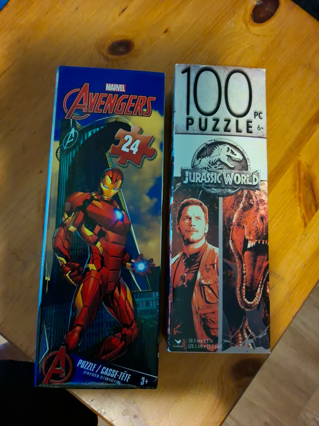 #Cleanout Marvel Avengers & Jurassic World 100 Piece Puzzles