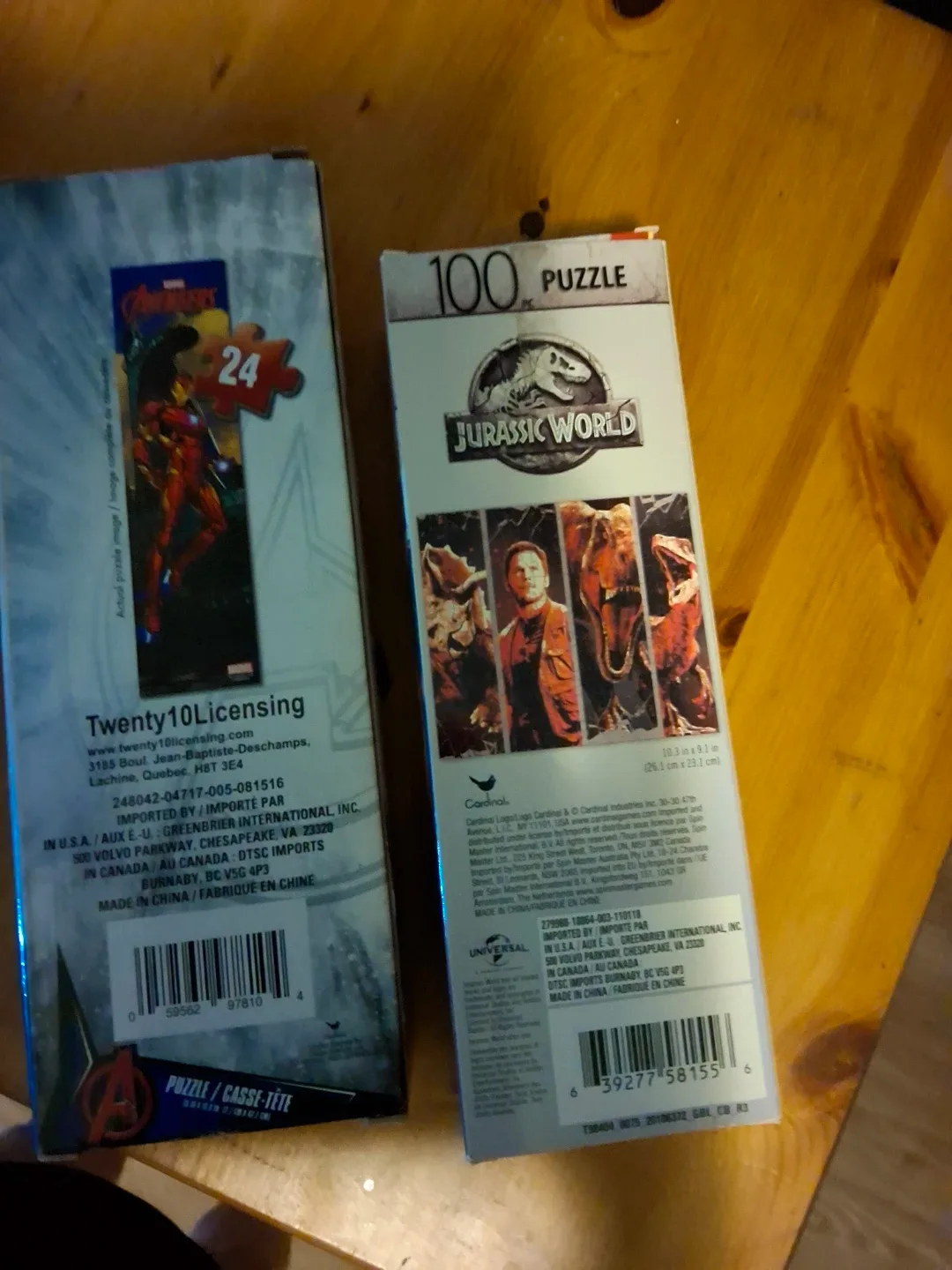 #Cleanout Marvel Avengers & Jurassic World 100 Piece Puzzles image indicator(2)