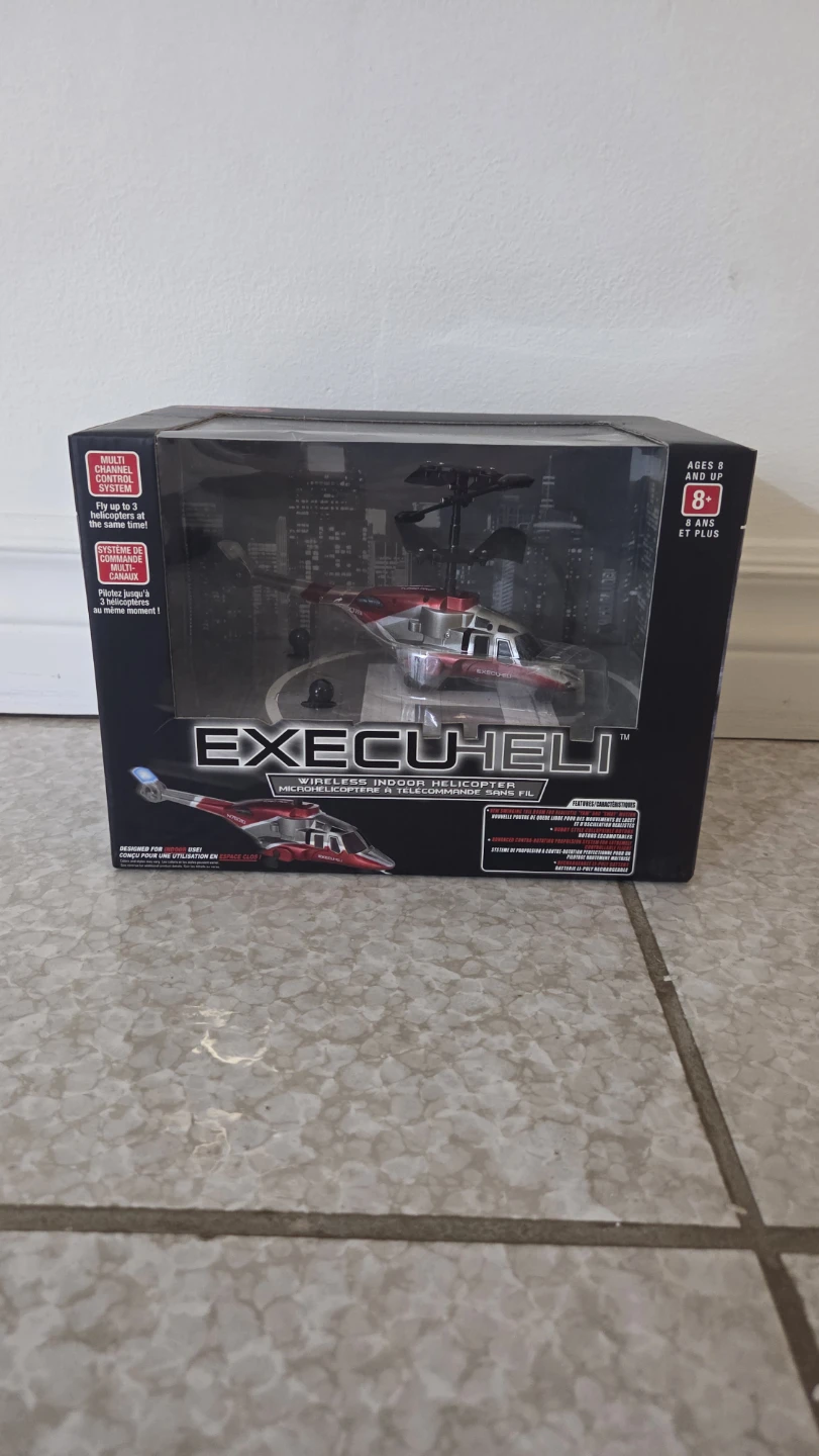Execuheli Wireless Indoor Helicopter - New in Box!