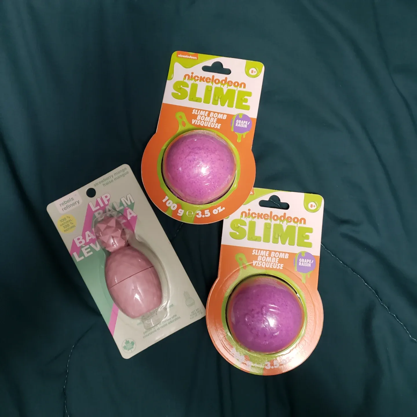 Nickelodeon Slime Bomb & Rebels Refinery Lip Balm
