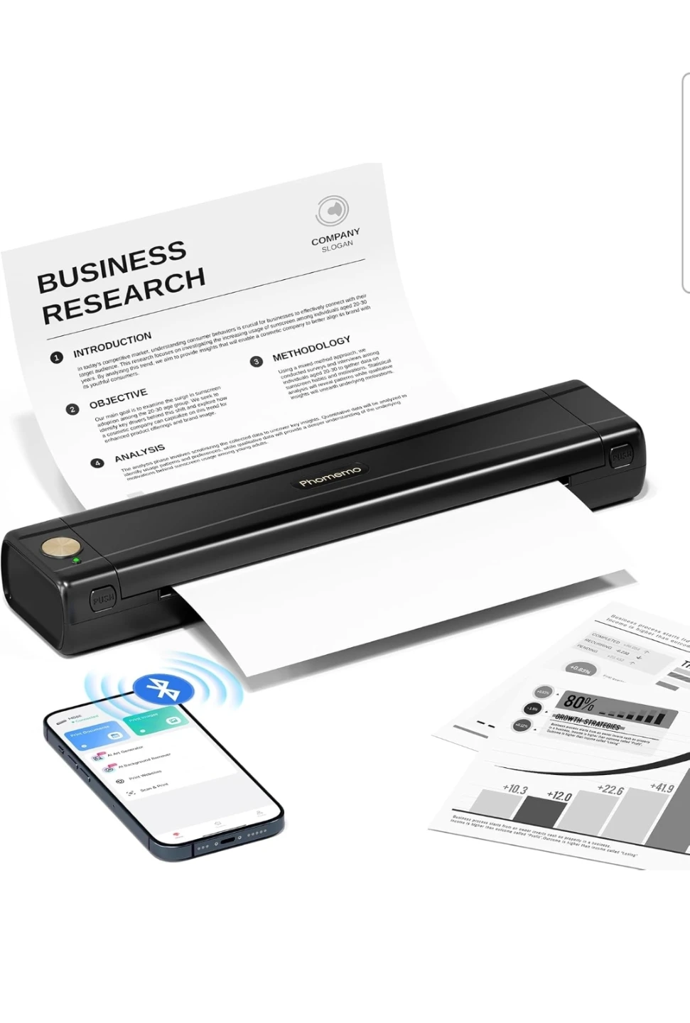 Phomemo M08F Portable Travel Printer - Inkless
