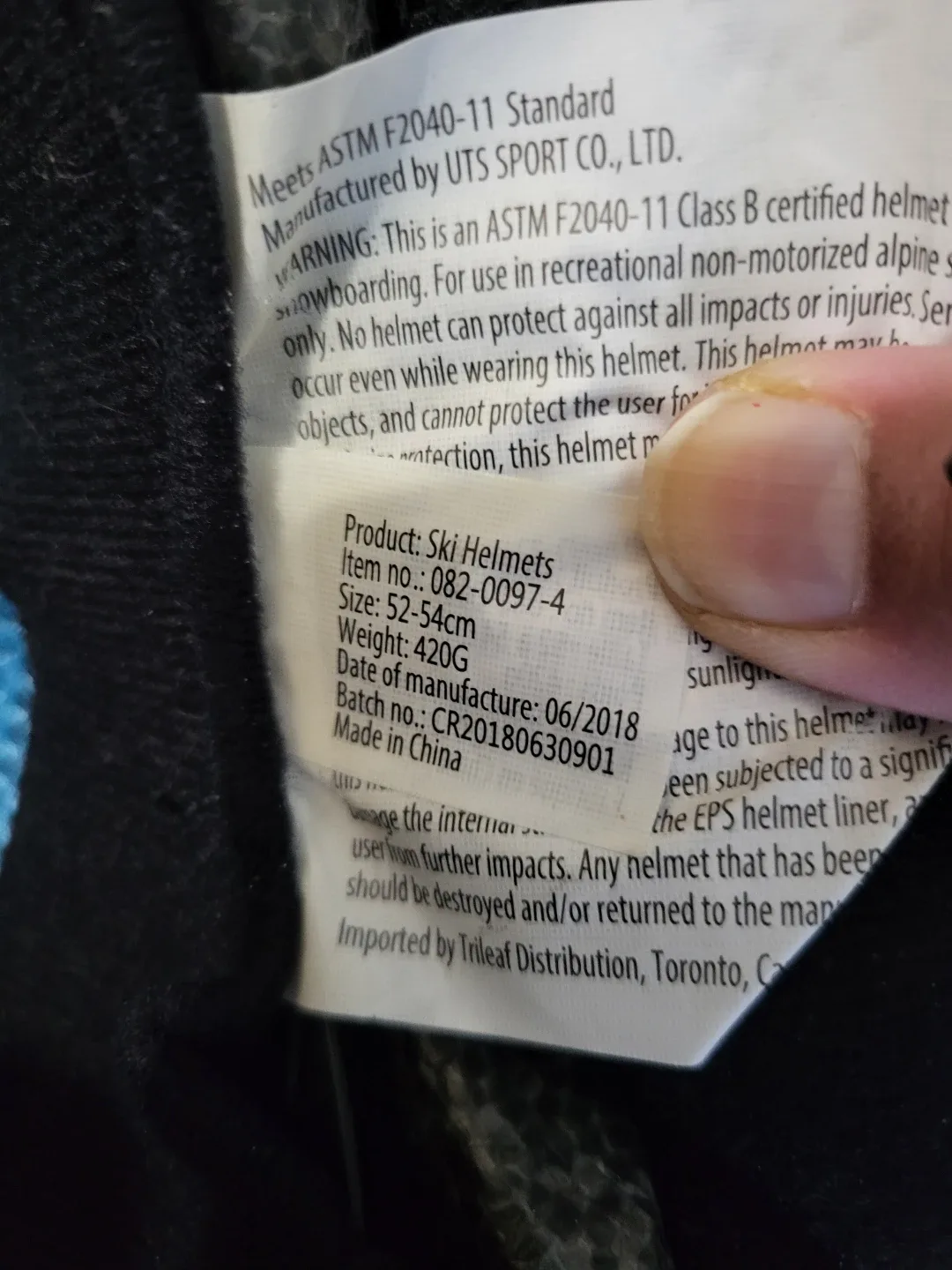 Decibel Ski Helmet, Size 52-54 cm image indicator(4)