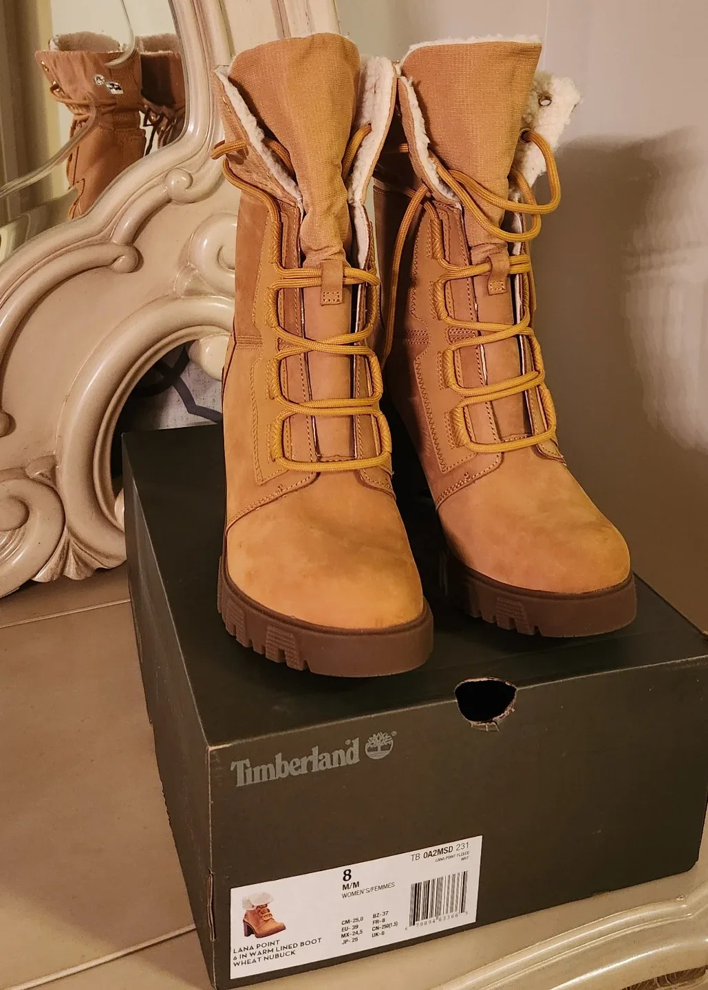 Timberland Women's Lana Point Heeled Boot - Size 8