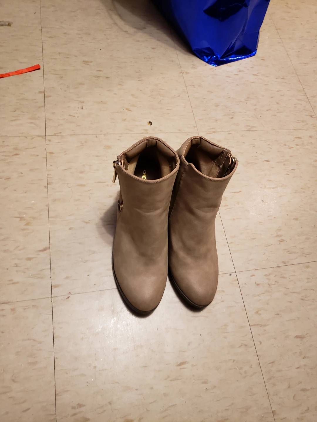 Chelsea Girl Tan Ankle Boots - Size 8 - photo 3