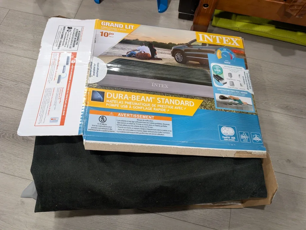 Intex Dura-Beam Standard Air Mattress - Grand Lit