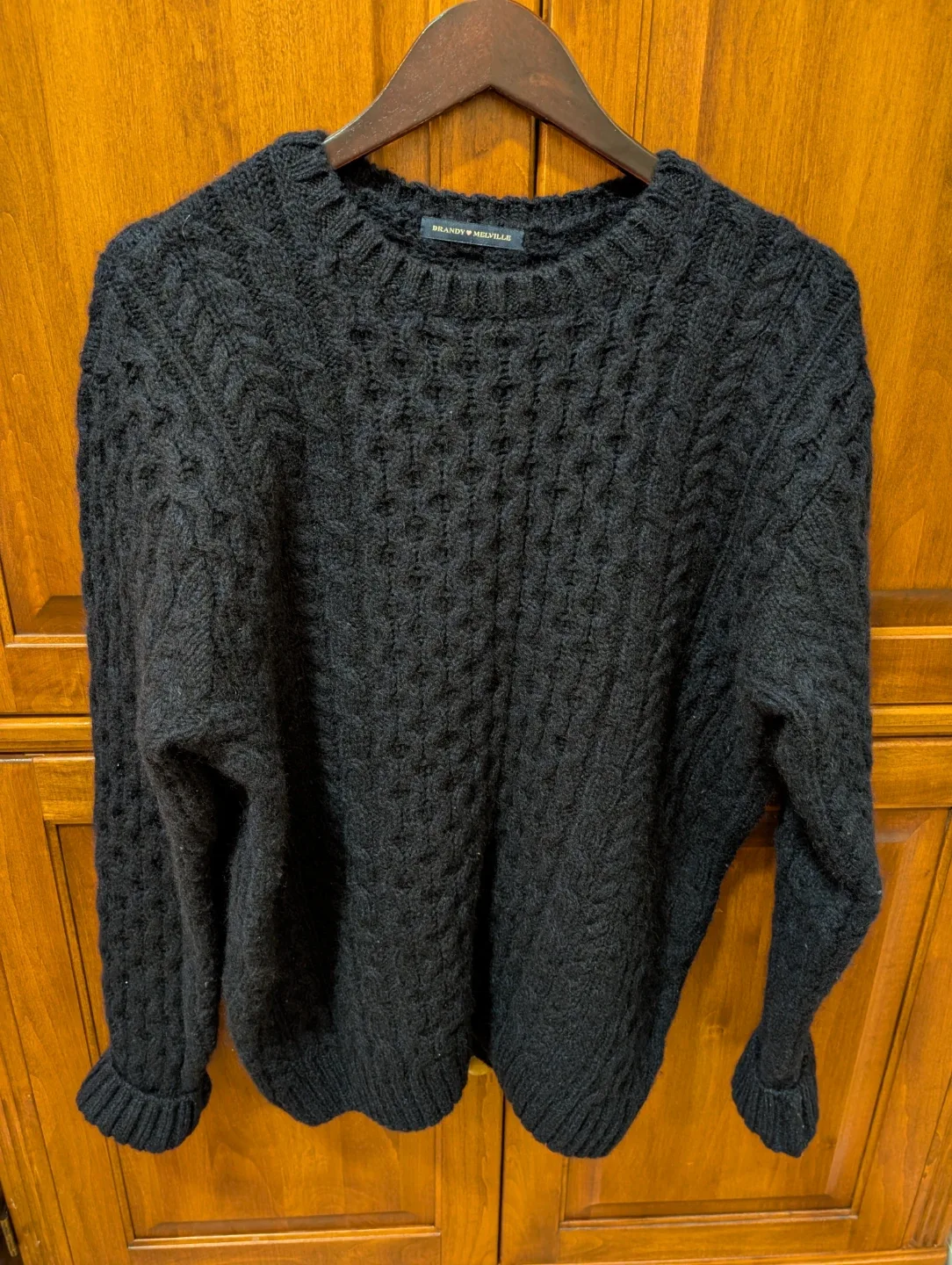 Brandy Melville Navy Wool Blend Sweater