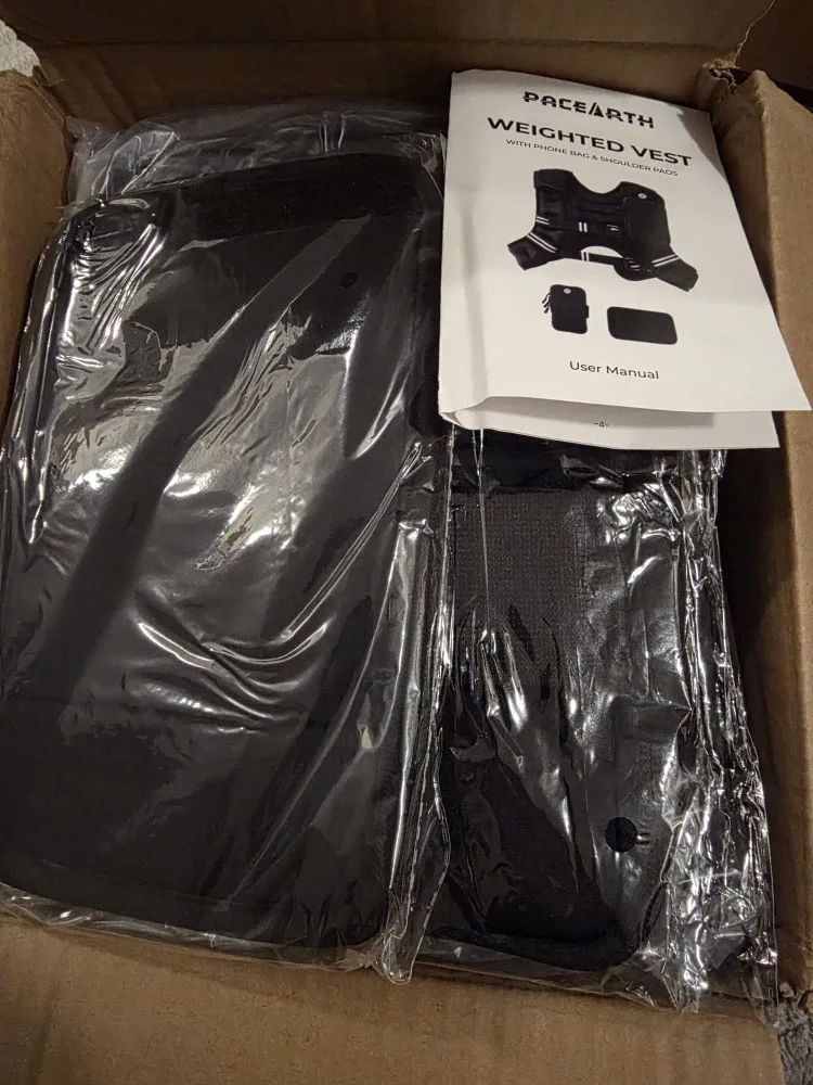 PACEARTH Adjustable Weighted Vest 12lb - NEW image indicator(4)