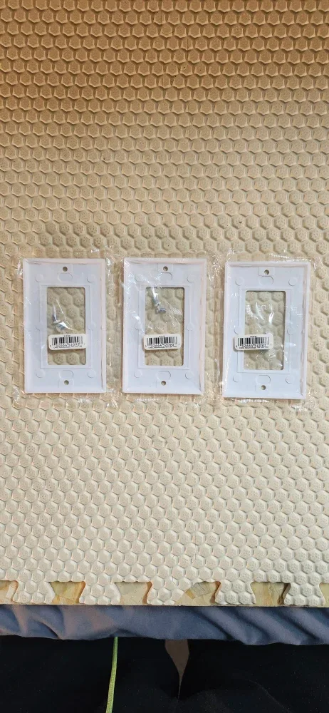 3 New Eagle White Light Switch Covers image indicator(2)