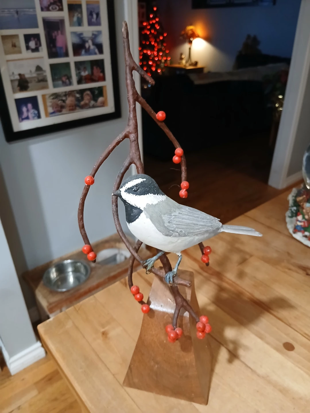 Hand Carved Bird Sculpture